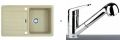 Franke EUROFORM EFG 614-78 FRAGRANIT DuraKleen� PLUS  + Franke FG 9547